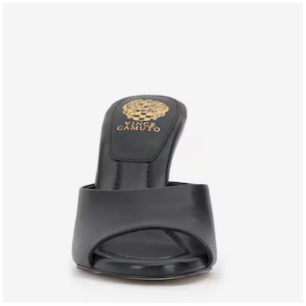 Vince Camuto Black Slide Sandal - Open Toe Mule